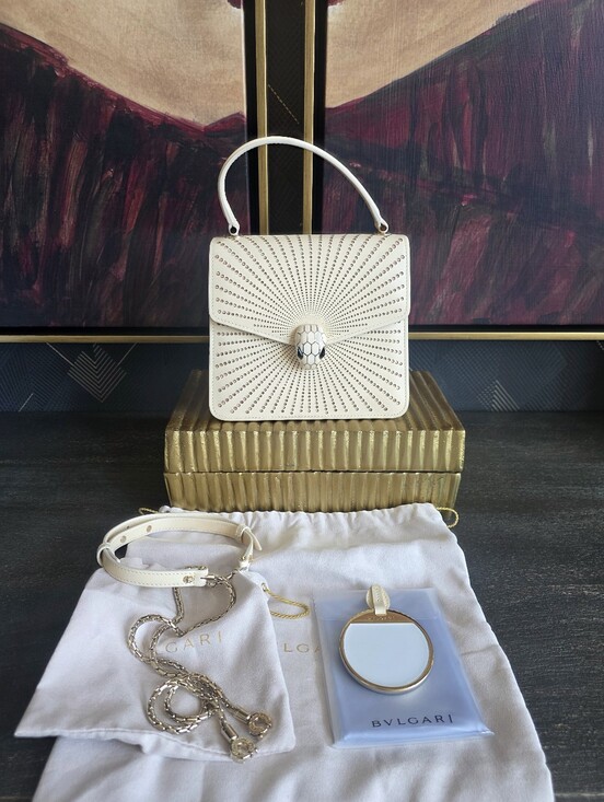 BVLGARI Handbags - AUTHENTIC Bvlgari Serpenti Forever Top Handle Crossbody Bag, Excellent Condition
